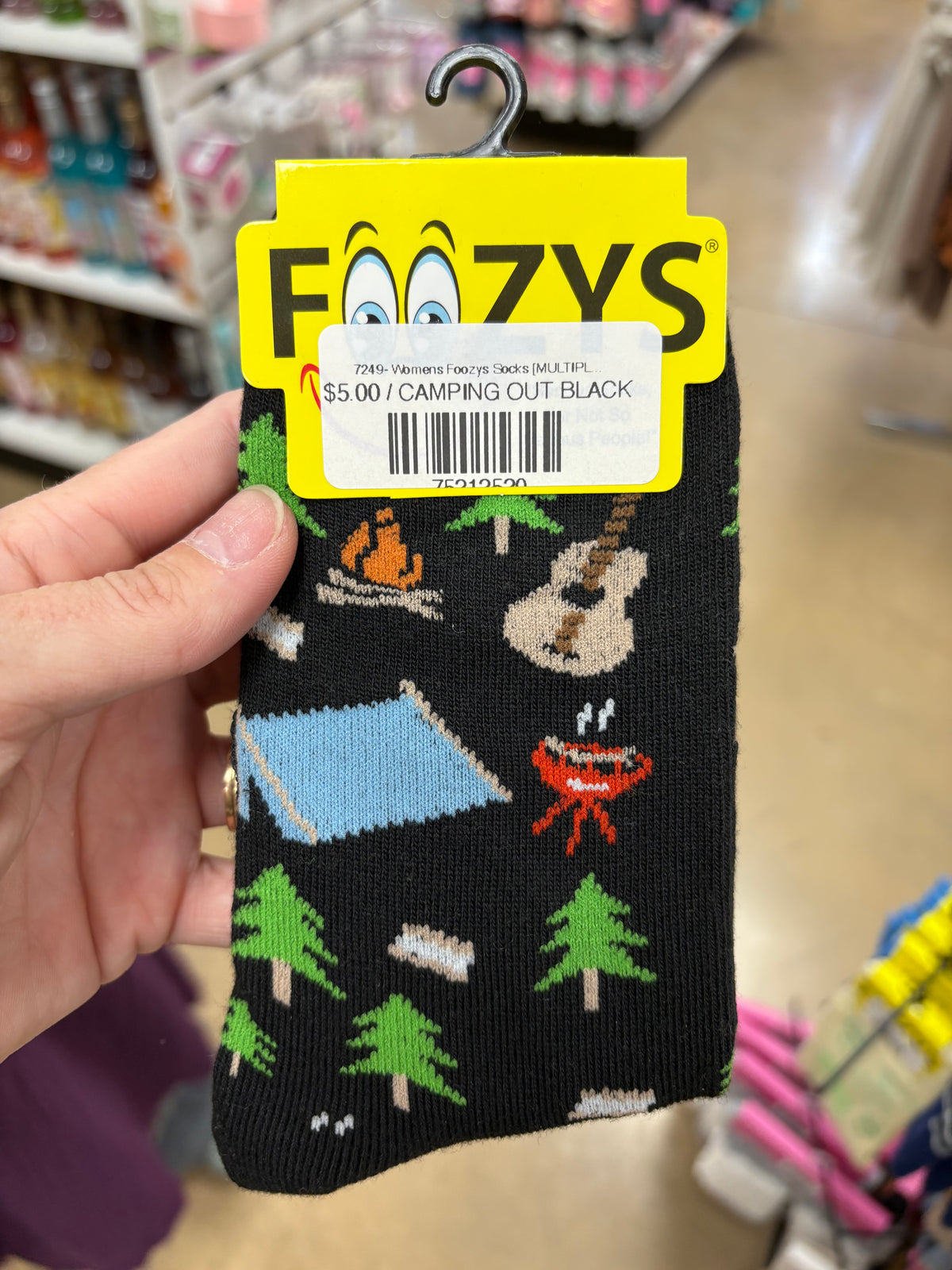 7249- Womens Foozys Socks [MULTIPLE PATTERNS]