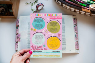 Faithful Godly Friendship Tip-in Sheet