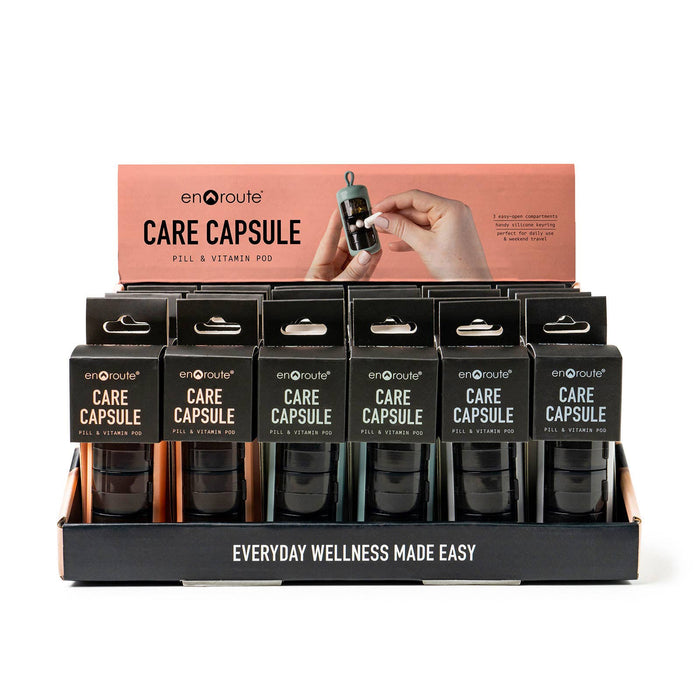 2498- En Route® Care Capsule Pill & Vitamin Case