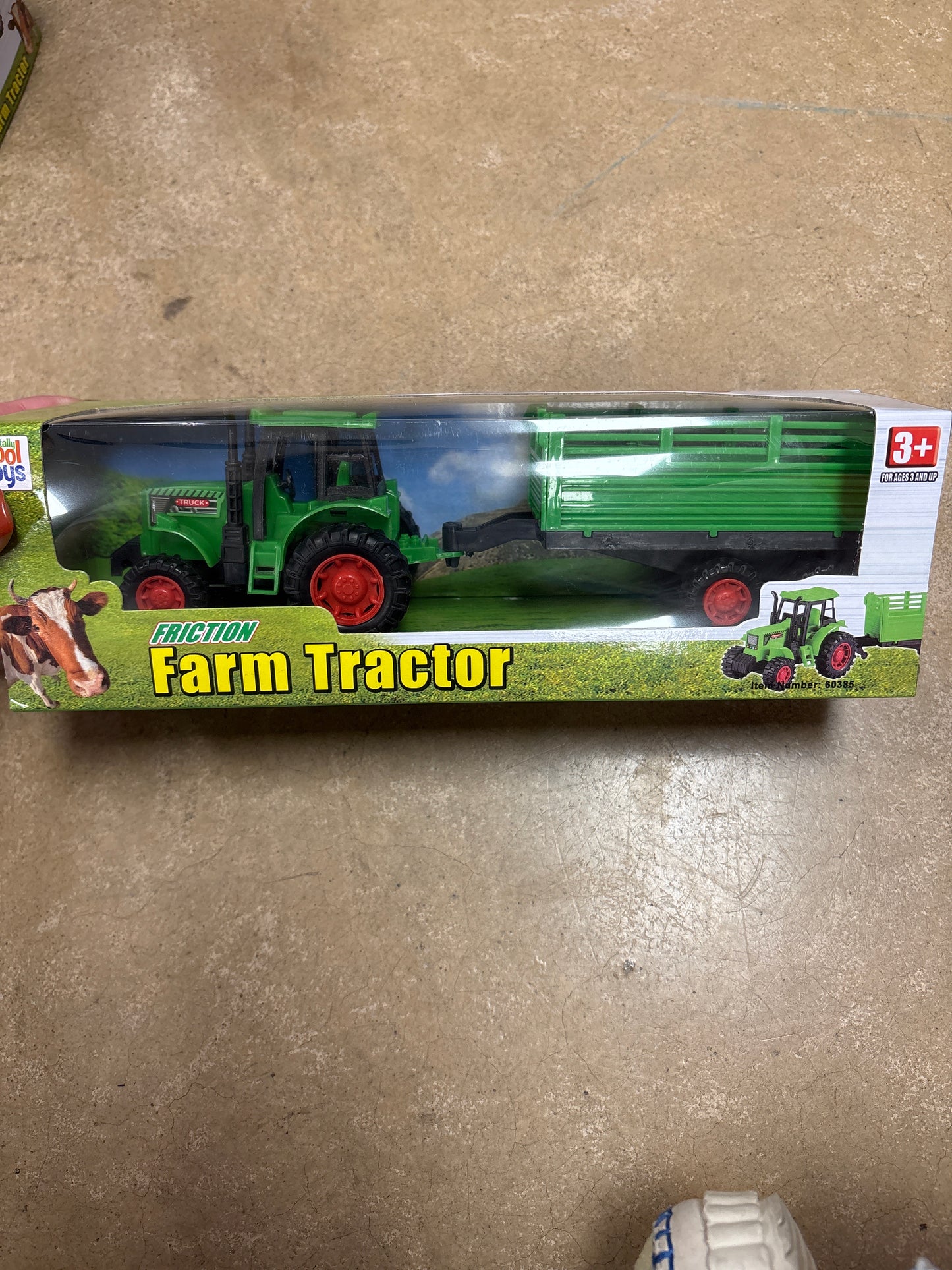 3847- Tractor w/ Trailer *PICK COLOR*