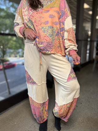 Floral Boho Wide Leg Pants | EASEL ATLANTA