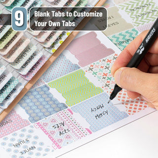 Spanish Bible Tabs Laminated 75 Pack