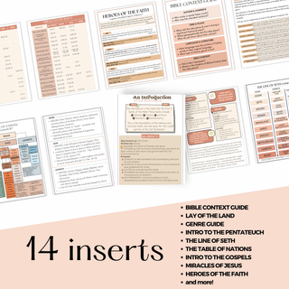 *Boho Bible Inserts*REORDERED — arrival is around 3/30!