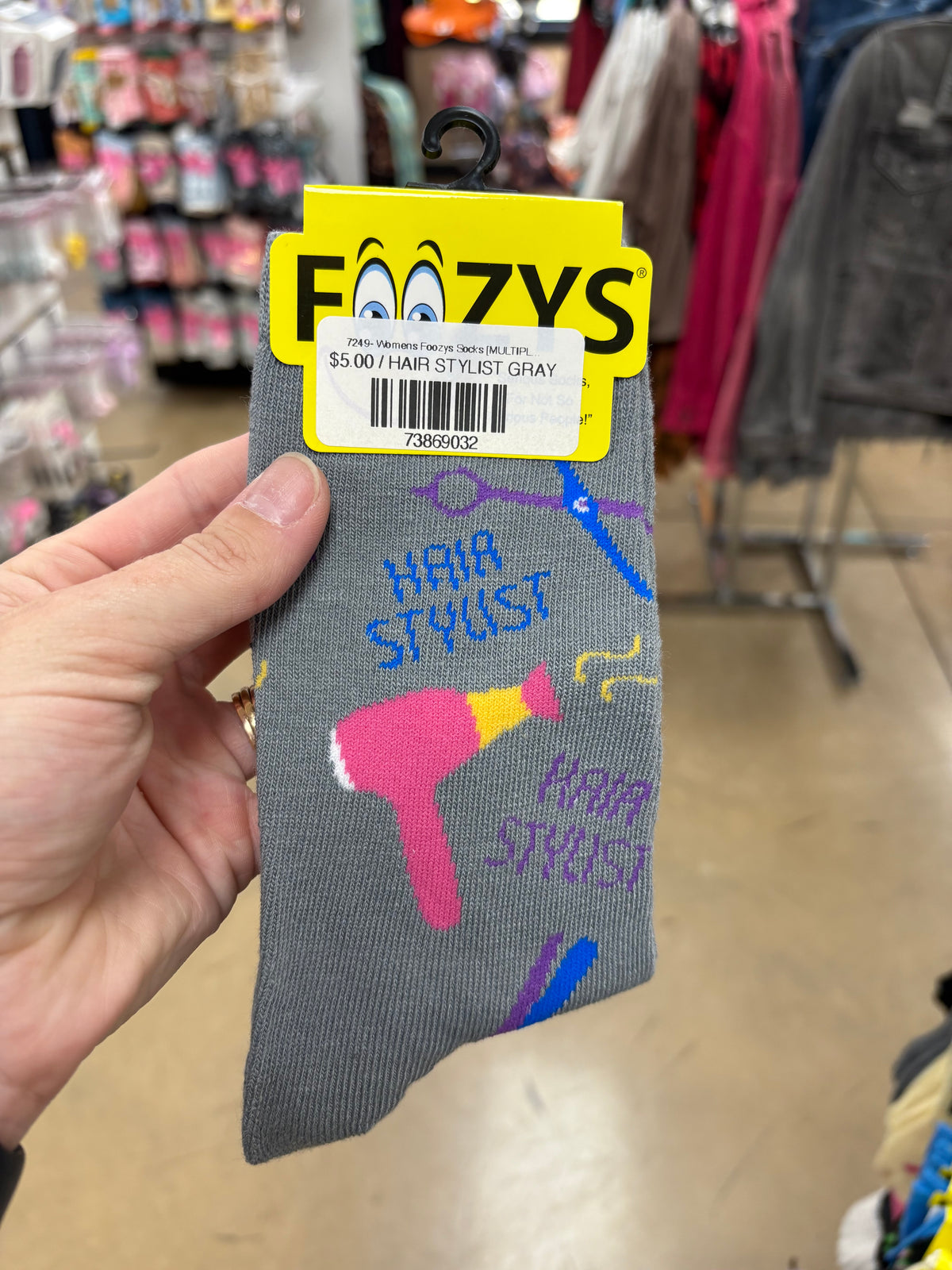 7249- Womens Foozys Socks [MULTIPLE PATTERNS]