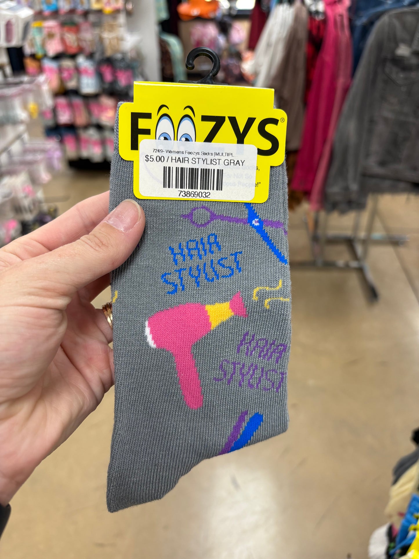 7249- Womens Foozys Socks [MULTIPLE PATTERNS]