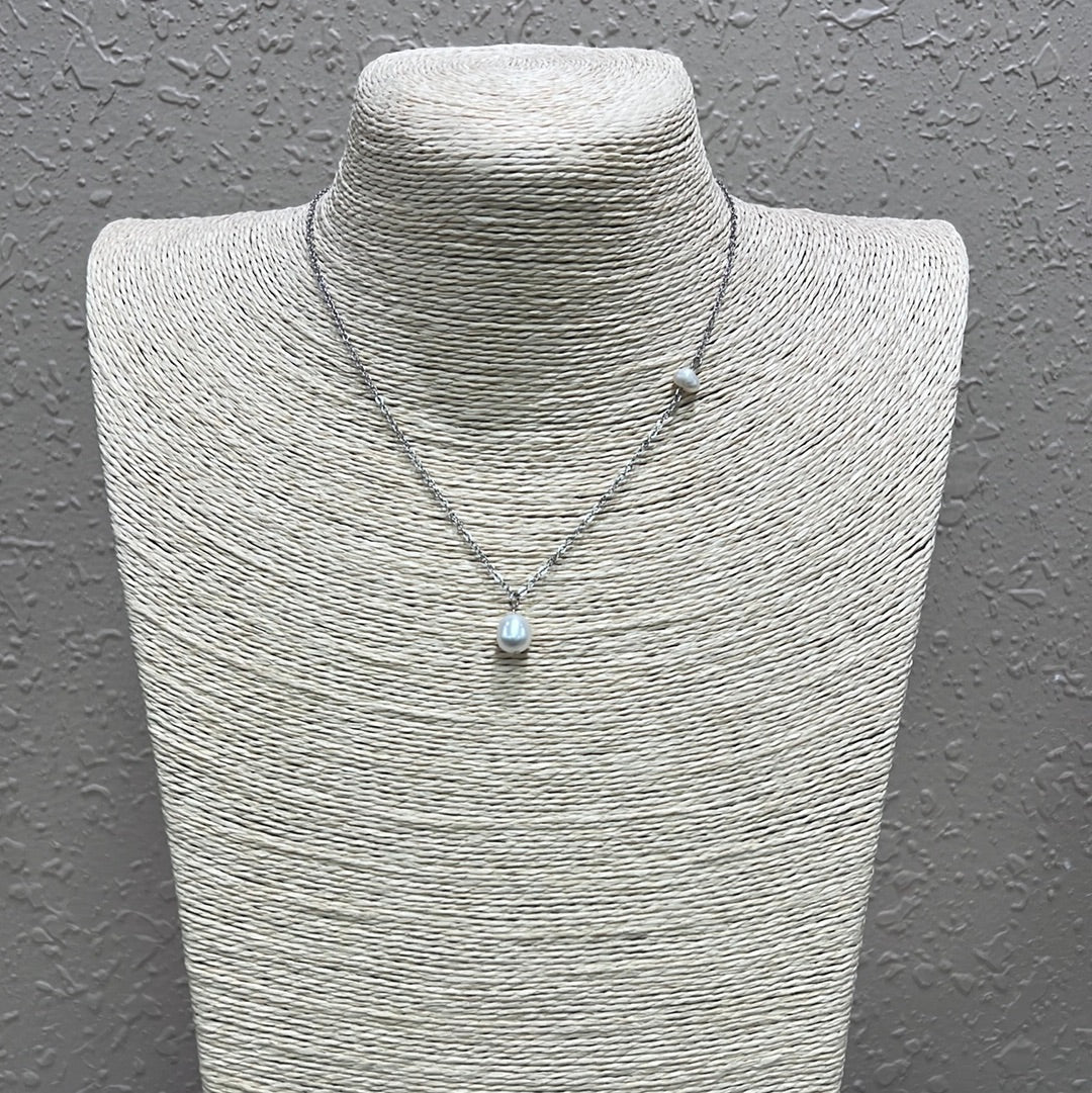 502- Ocean Pearl Choker Necklace