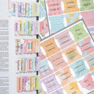 Bible Tabs Laminated 120 Pack
