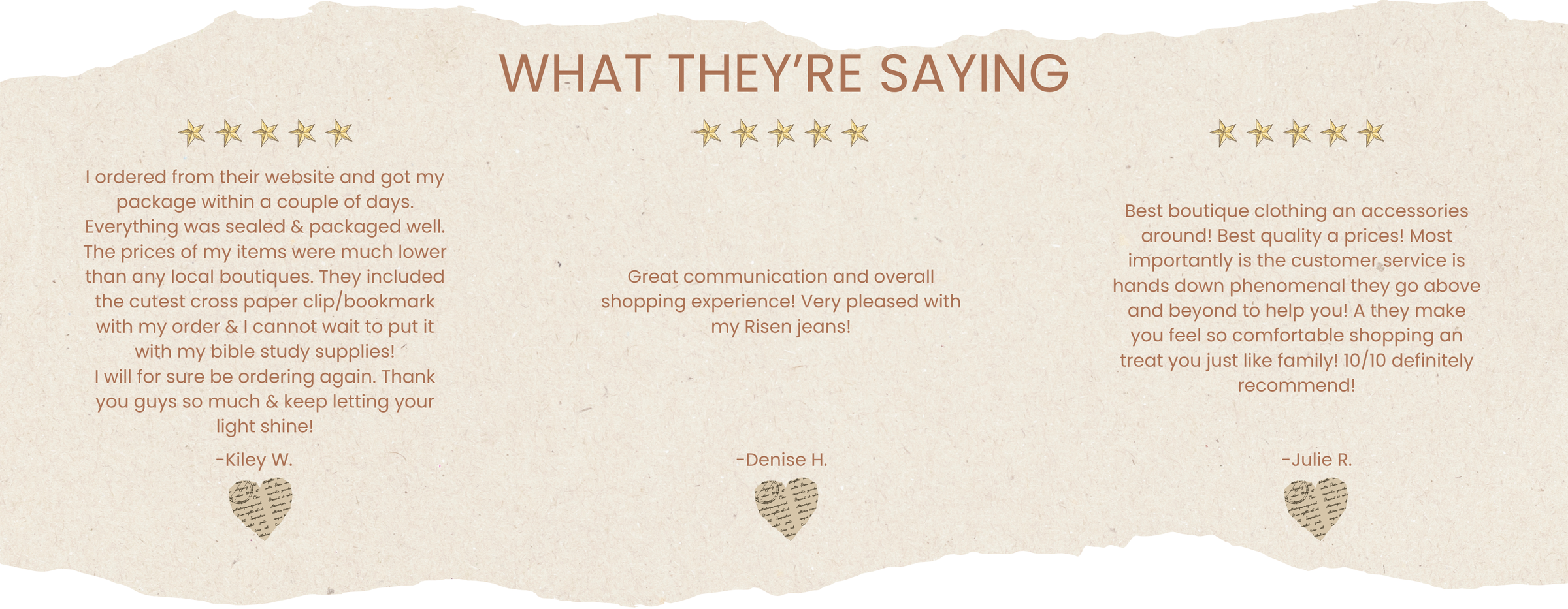 What they're saying in reviews | Brumley's Expressions
