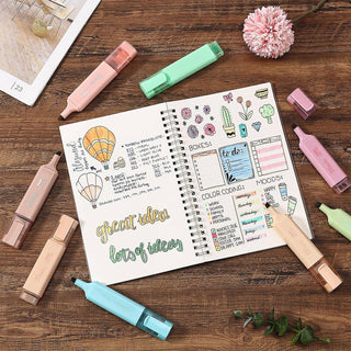 Vintage Highlighters 8 Pack Chisel Tip