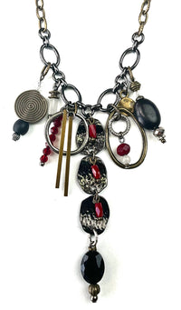 Chains w/ Grad Trinket Dangles Necklace