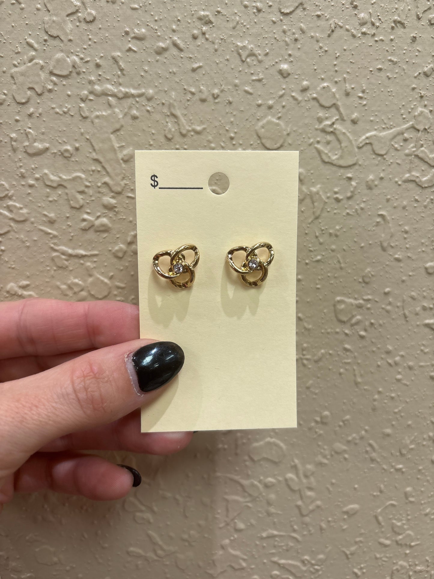 3363- Triple Hoop Stud Earrings