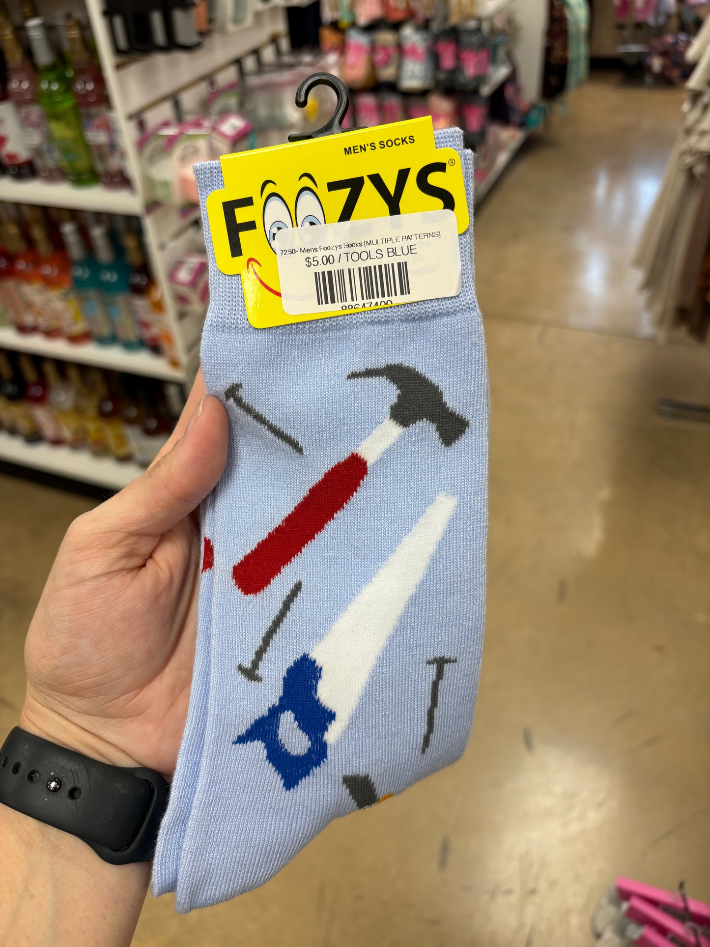 7250- Mens Foozys Socks [MULTIPLE PATTERNS]