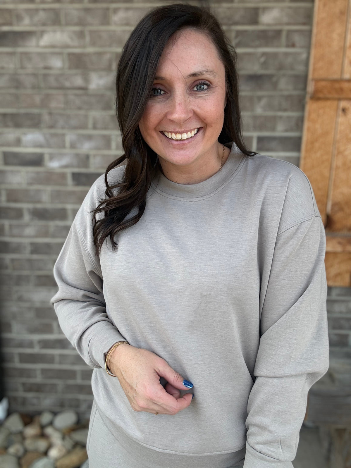 Scuba Cuffed Crewneck Pullover & Pants Set by Zenana *MULTIPLE COLORS*