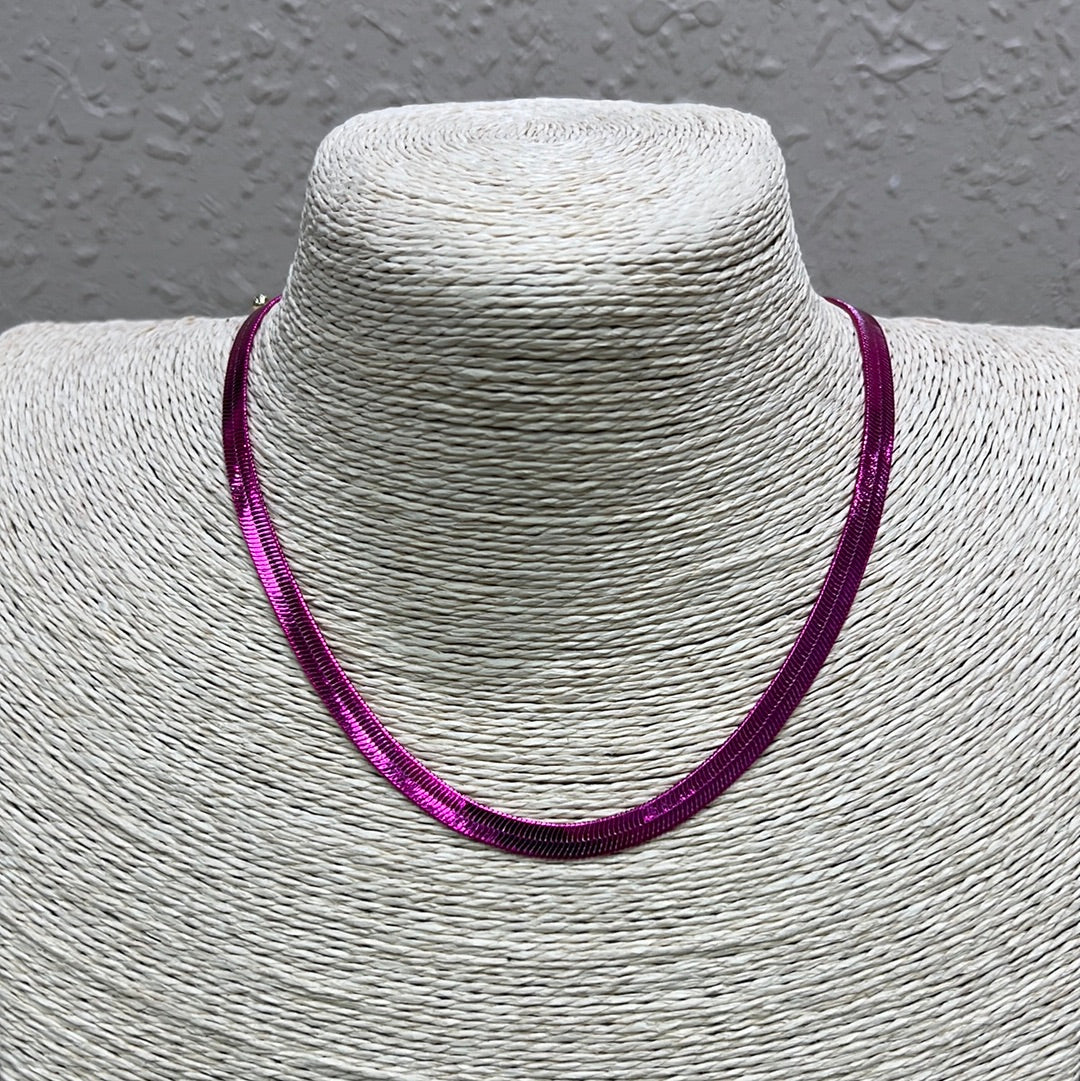 723- Color Choker Necklace