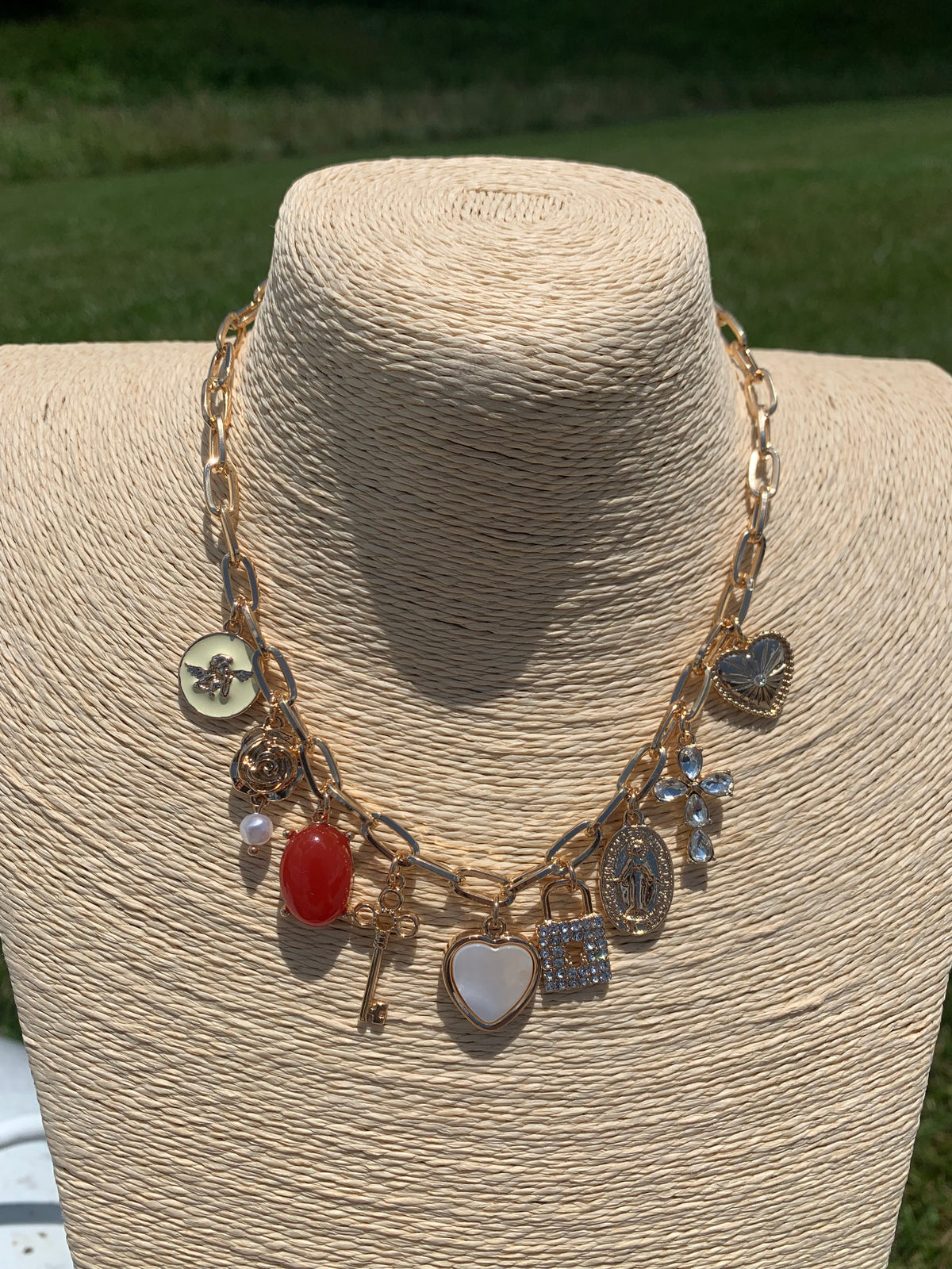 Sacred Treasures Charm Necklace