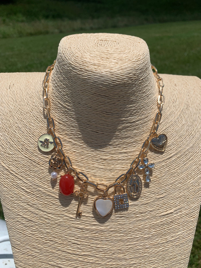 Sacred Treasures Charm Necklace