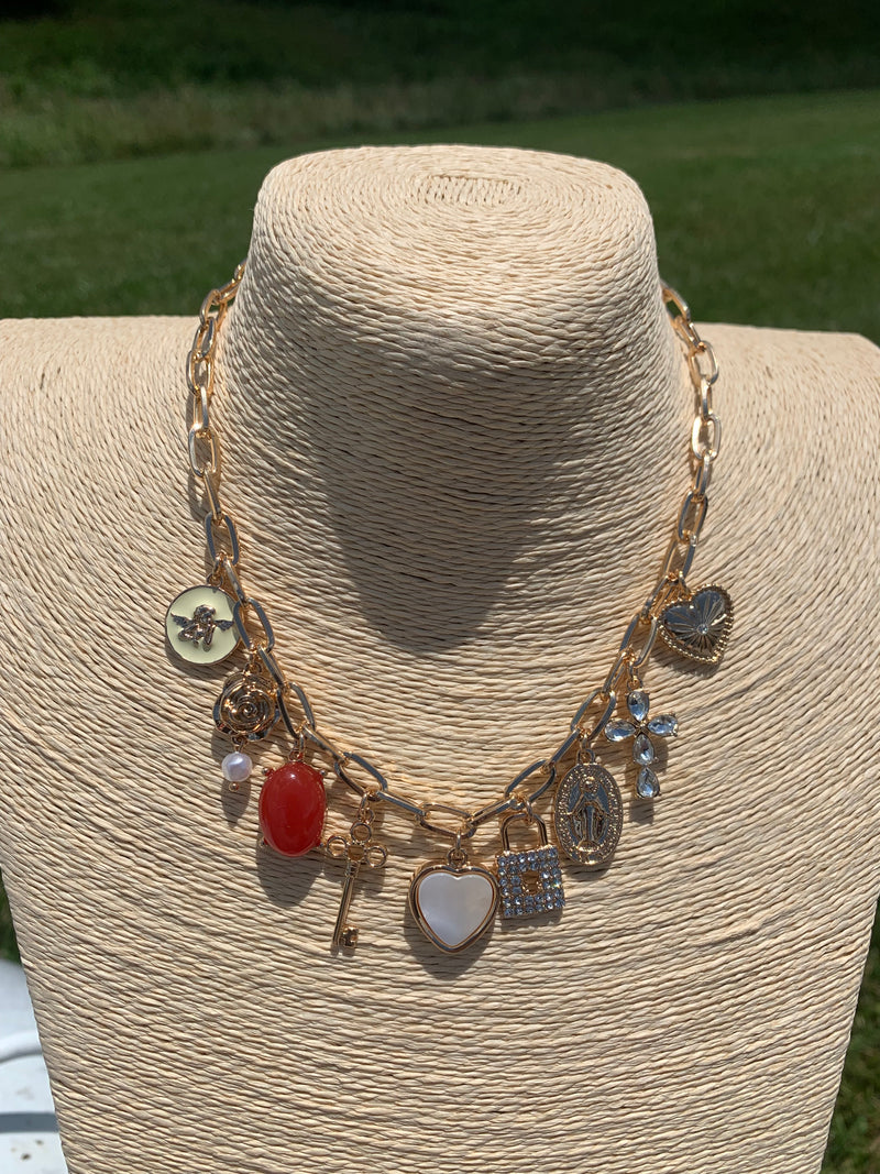 Sacred Treasures Charm Necklace