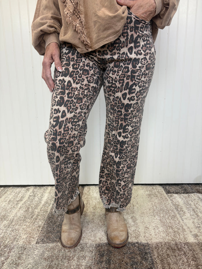 Range & Roar Animal Print Jeans by Sterling Kreek