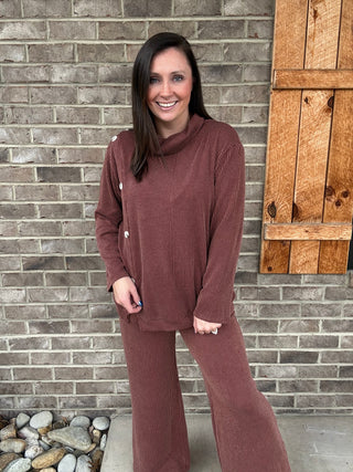 Chocolate Lavish 2 Piece Set by Dear Scarlett
