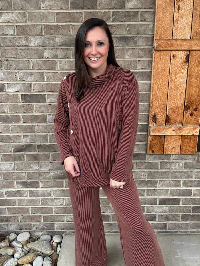 Chocolate Lavish 2 Piece Set by Dear Scarlett