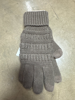 Brown C. C. Kid gloves