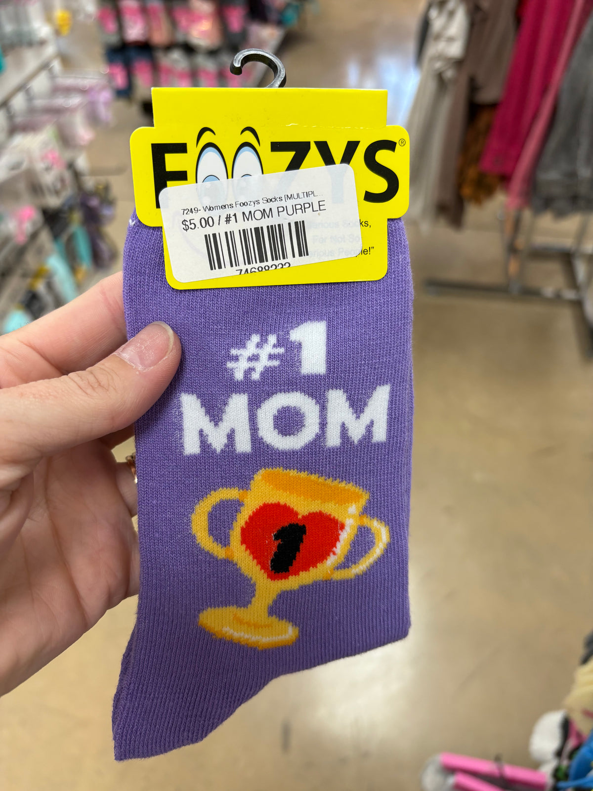 7249- Womens Foozys Socks [MULTIPLE PATTERNS]