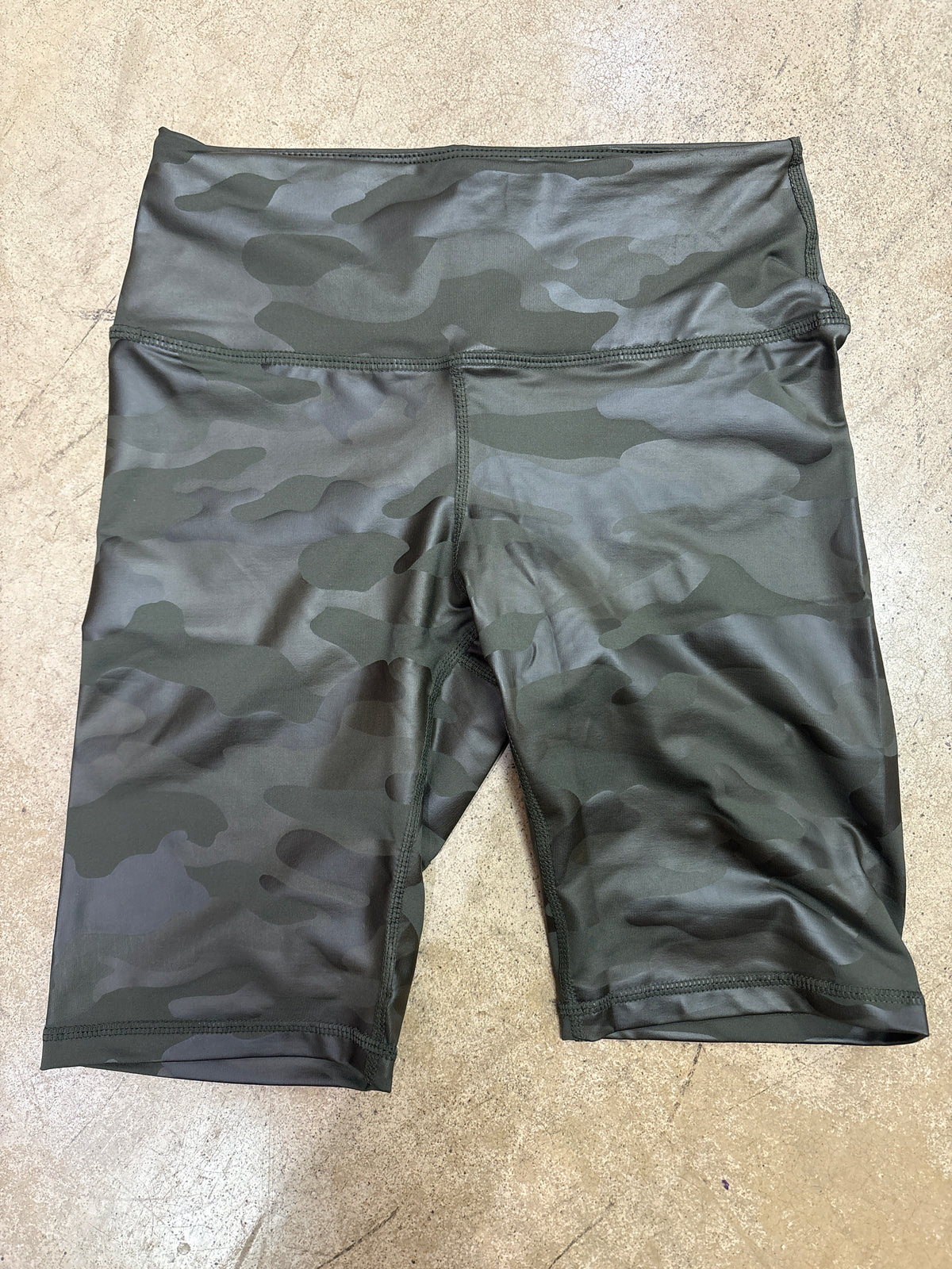 (6) Olive Camo Biker Shorts *FINAL SALE* *DOORBUSTER*