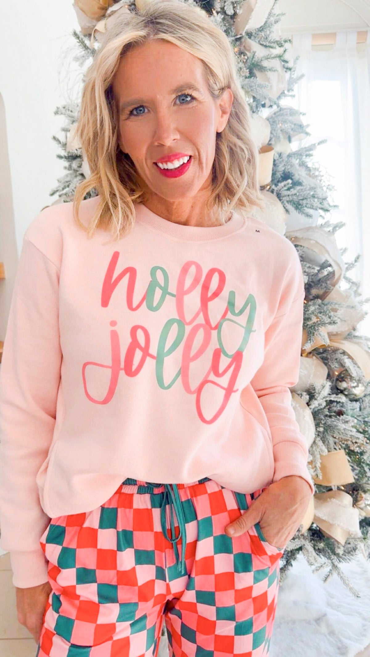 Holly Jolly Cloud Fleece Crewneck Sweatshirt - DEAL