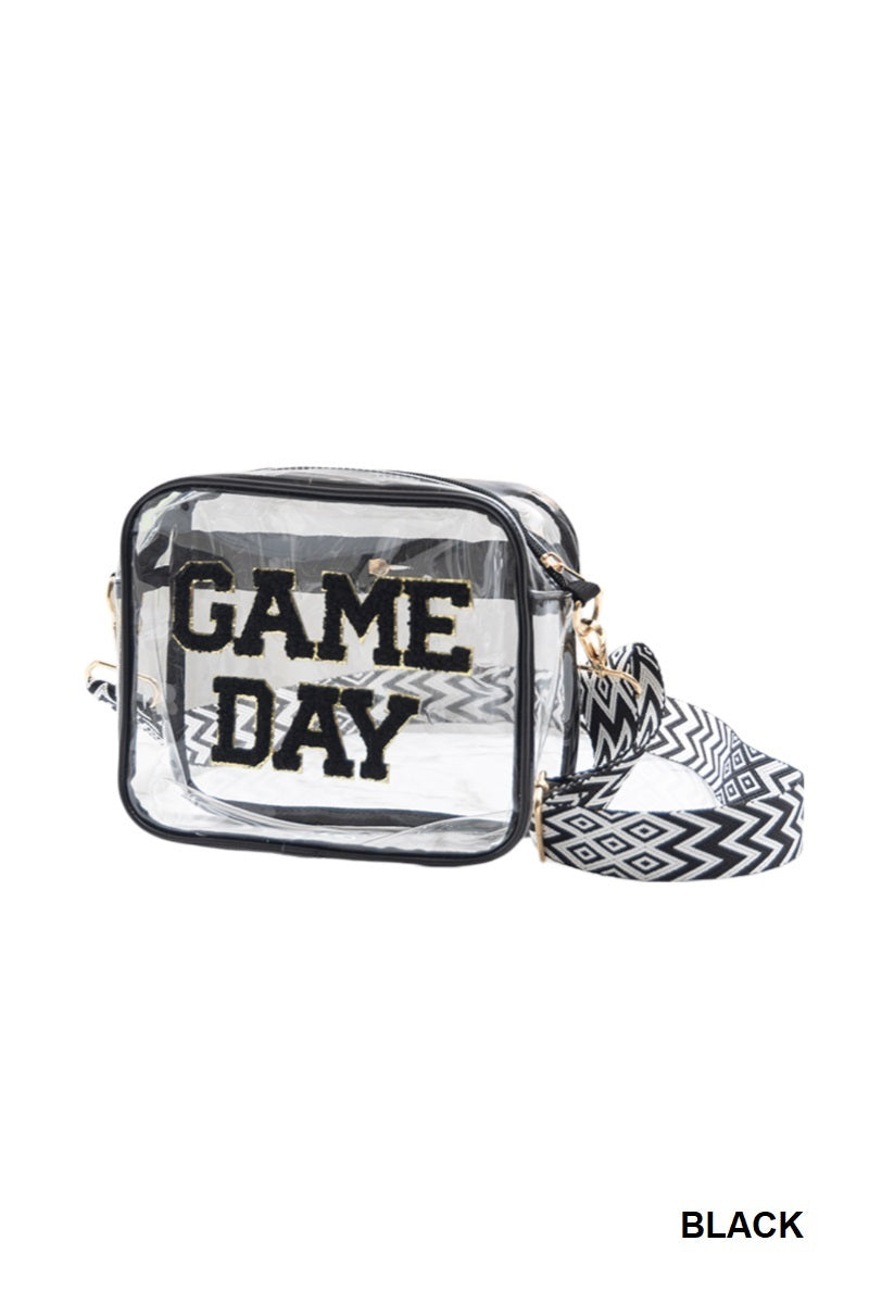 3383- Game Day Clear Stadium Bags *ORANGE OR BLACK* *TN COLLECTION*