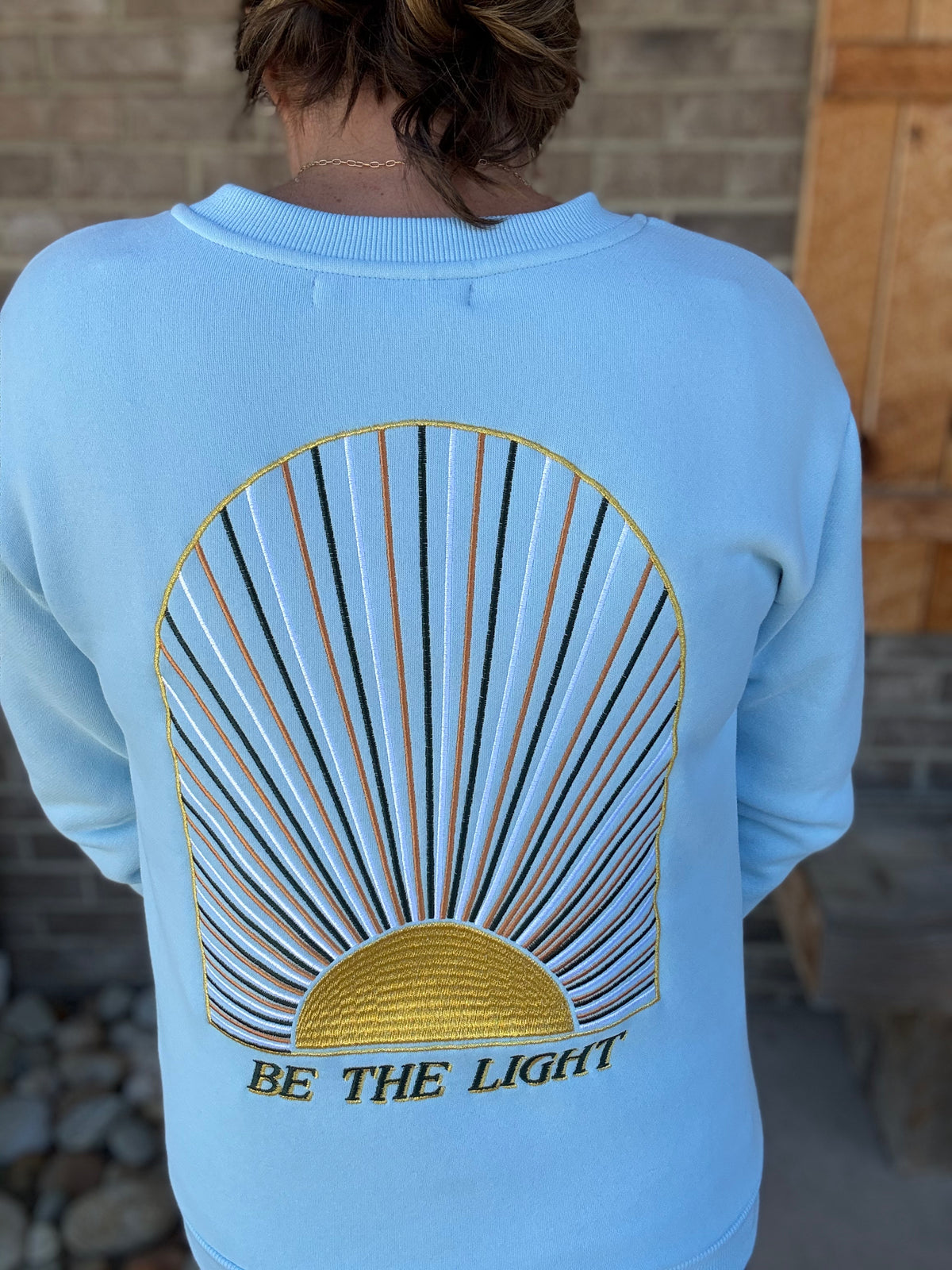 Be The Light Crewneck by Simply Southern
