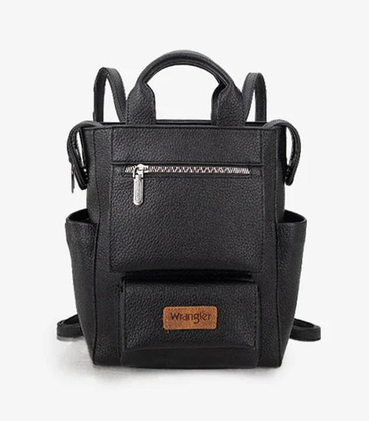 3524- Black Wrangler Convertible Backpack