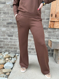 Scuba Cuffed Crewneck Pullover & Pants Set by Zenana *MULTIPLE COLORS*