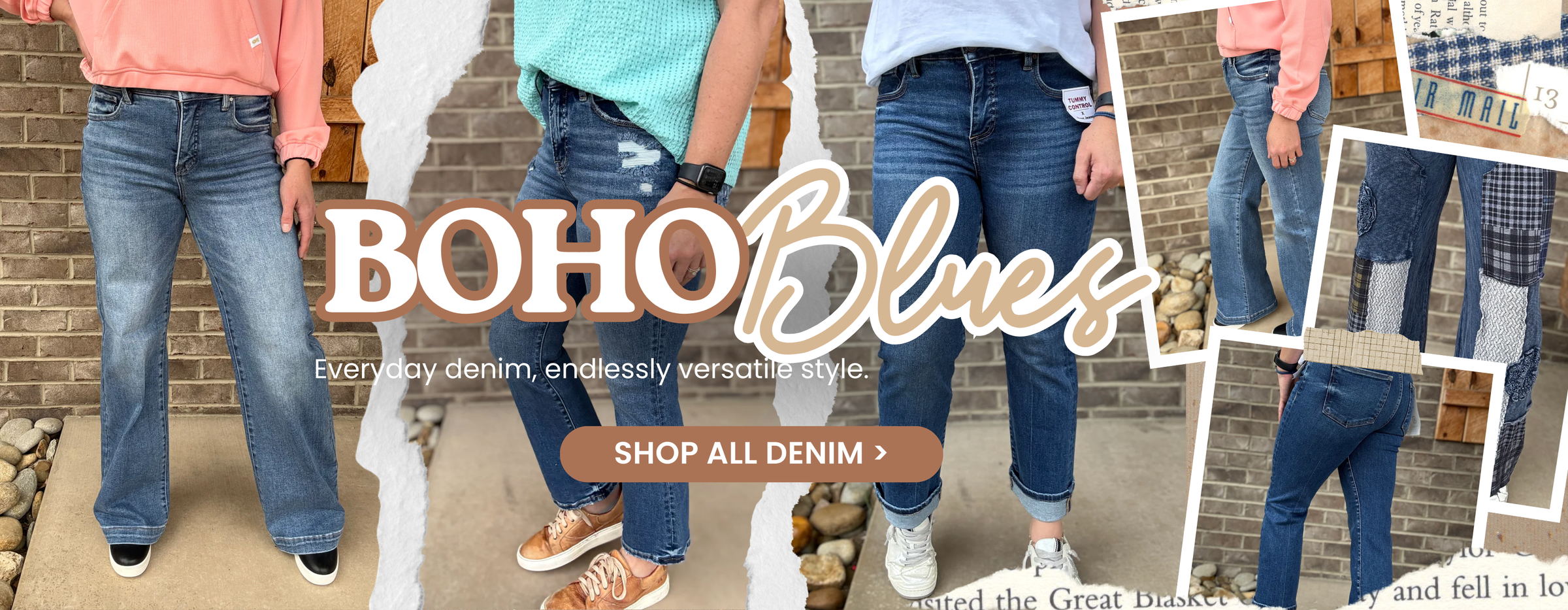 Boho Blues Denim Collection | Brumley's Expression