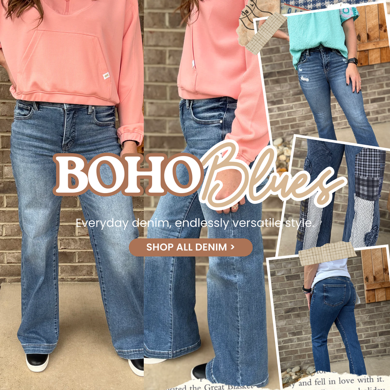 Boho Blues Denim Collection | Brumley's Expression