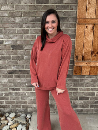 Rust Lavish 2 Piece Set by Dear Scarlett