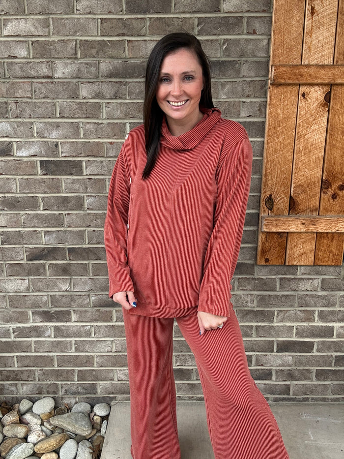 Rust Lavish 2 Piece Set by Dear Scarlett