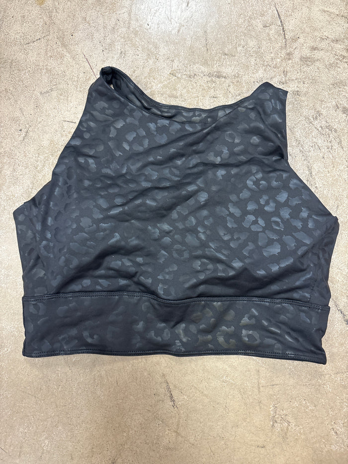 (25) Black Matte Leopard Sports Bra *FINAL SALE* DOORBUSTER*