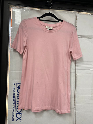 8080- Dusty Pink Short Sleeve Basic Tee