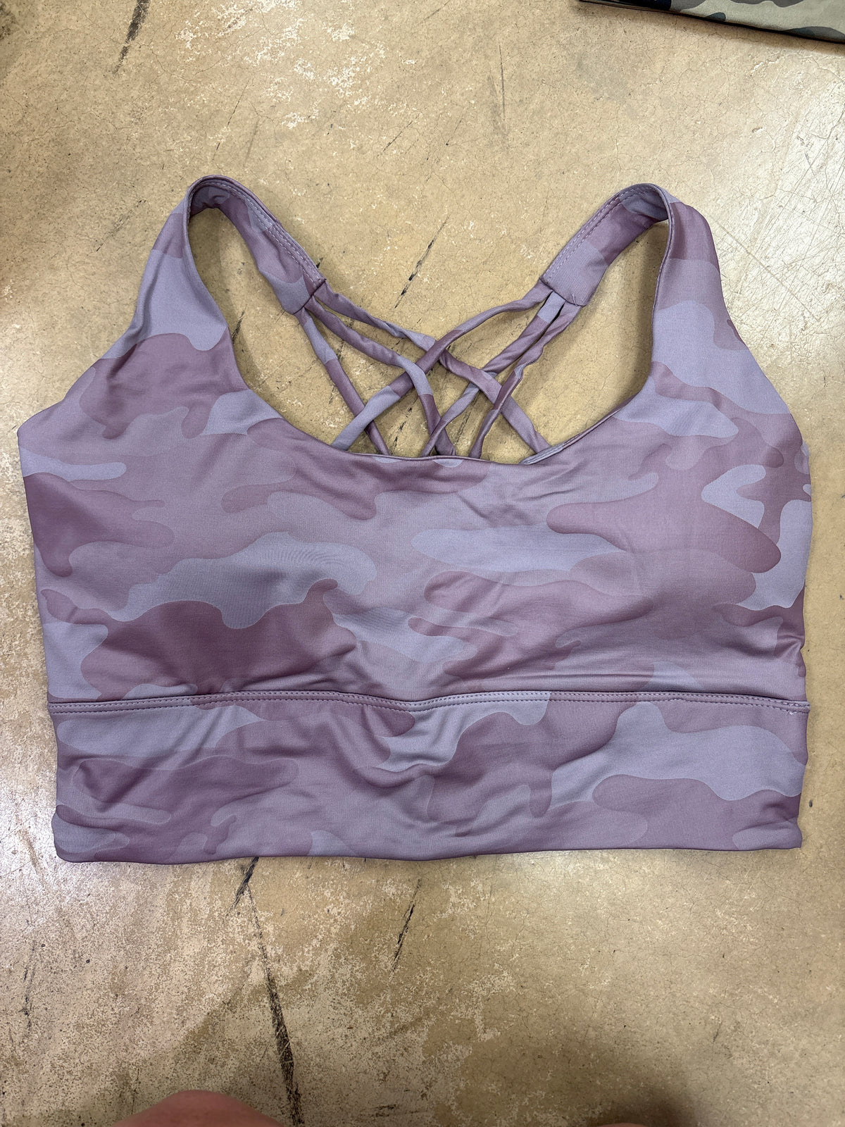 (14) Lavender Camo Sports Bra *FINAL SALE* DOORBUSTER*