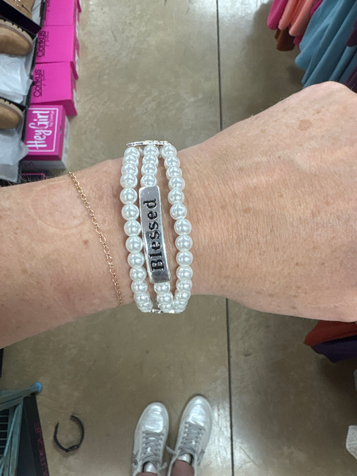 Blessed Layer Beaded Bracelet