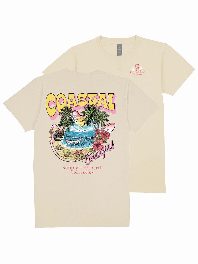 Coastal Cowgirl Simply Southern Short Sleeve T-Shirt