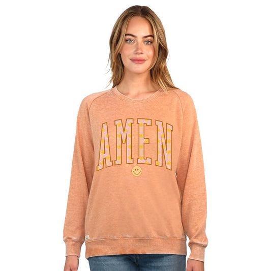 10063- Amen Crew Round Neck Pullover by Simply Southern - FINAL SALE