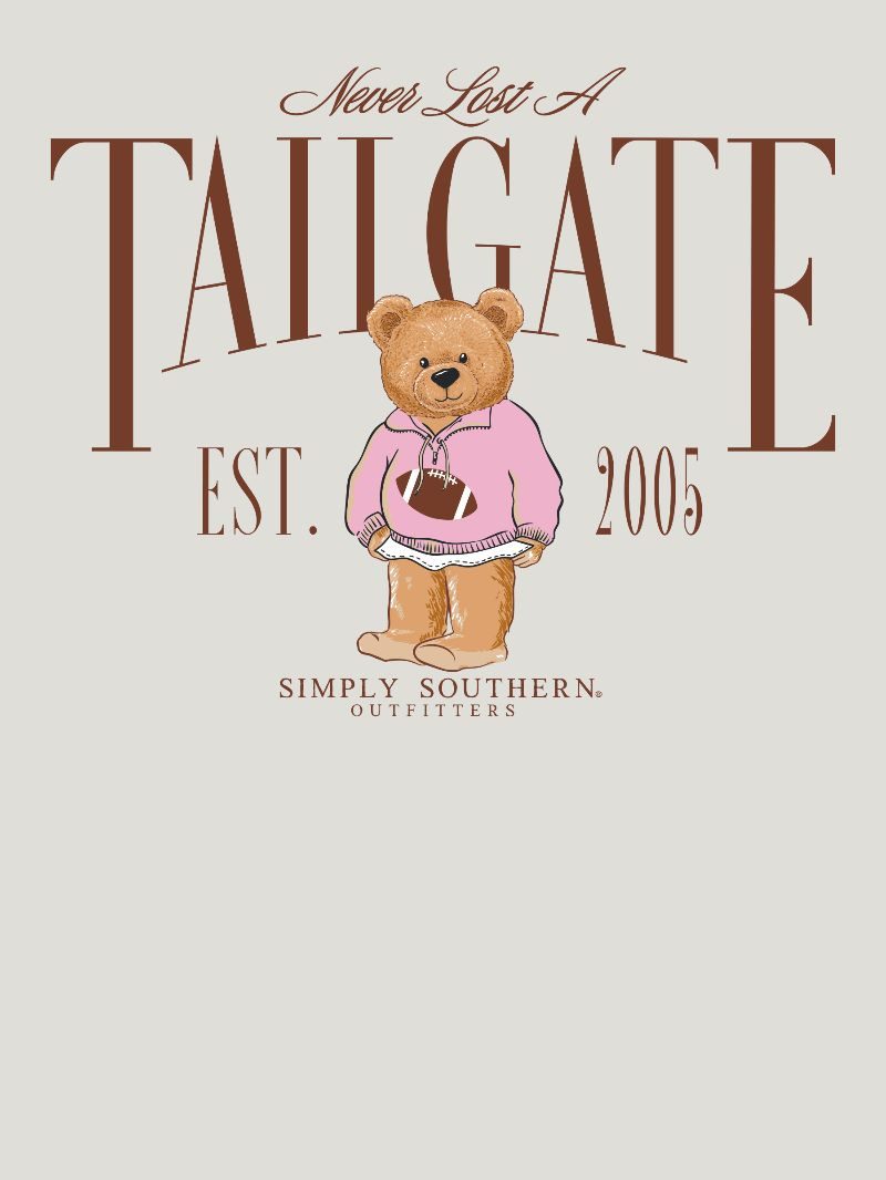 Never Lost a Tailgate Crewneck Pullover by Simply Southern