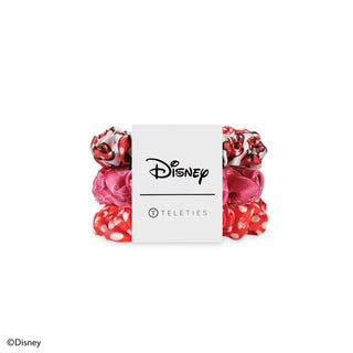 Disney: Minnie Mouse Silk Hair Scrunchies pack of 3 by Teleties