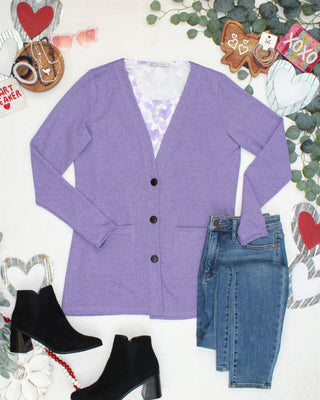 PREBOOK Cori Cardigan - Lavender