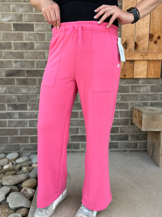 2768- Pink Flare Athletic Pants by Simply Southern