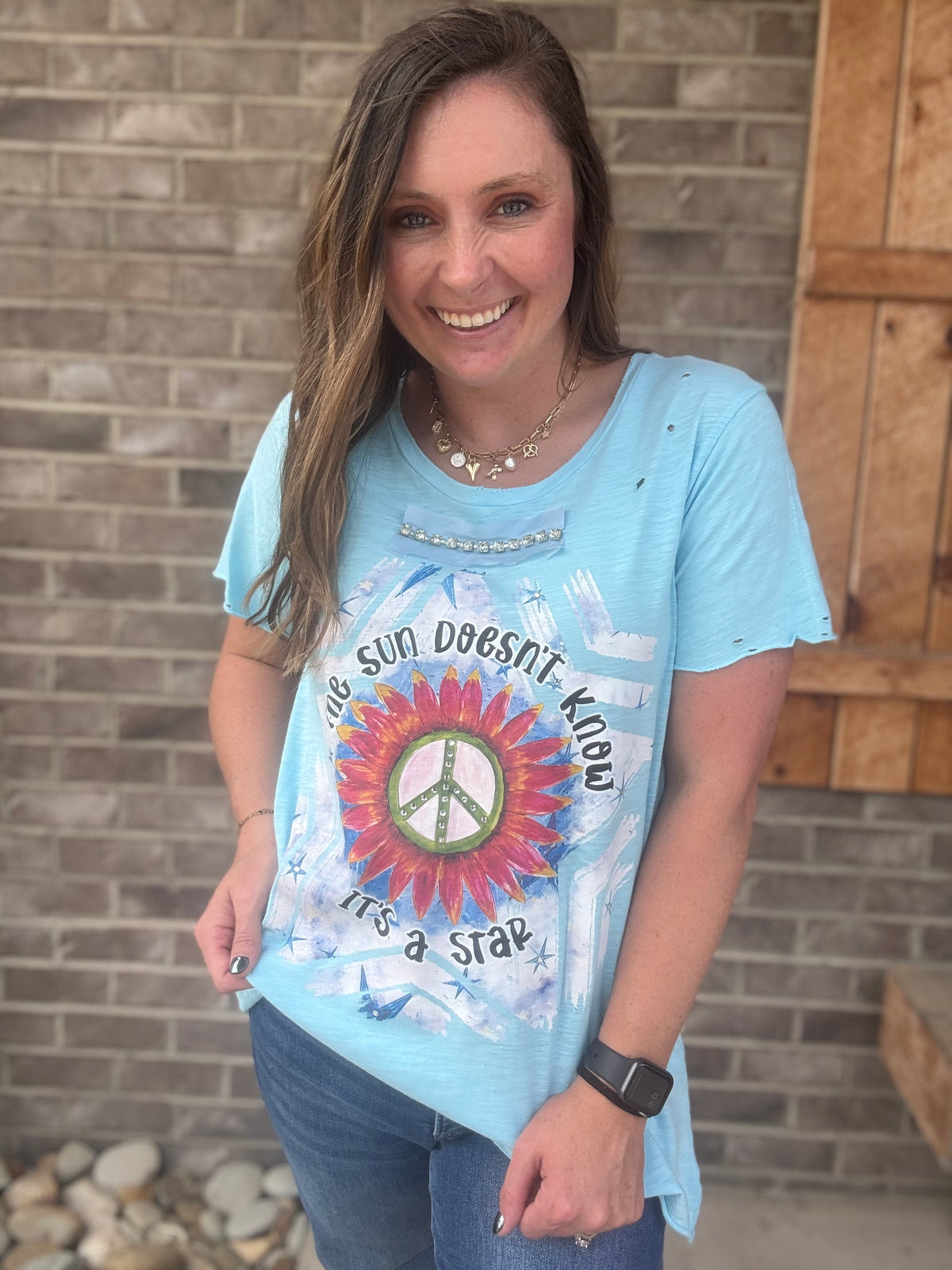 The Sun Doesn’t Know Its A Star Rare Bird Bling Tee