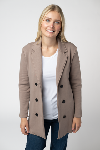 09.09 EN ROUTE Scarlett Sweater Jacket - Mocha