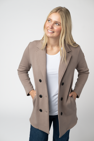 09.09 EN ROUTE Scarlett Sweater Jacket - Mocha