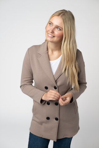 09.09 EN ROUTE Scarlett Sweater Jacket - Mocha